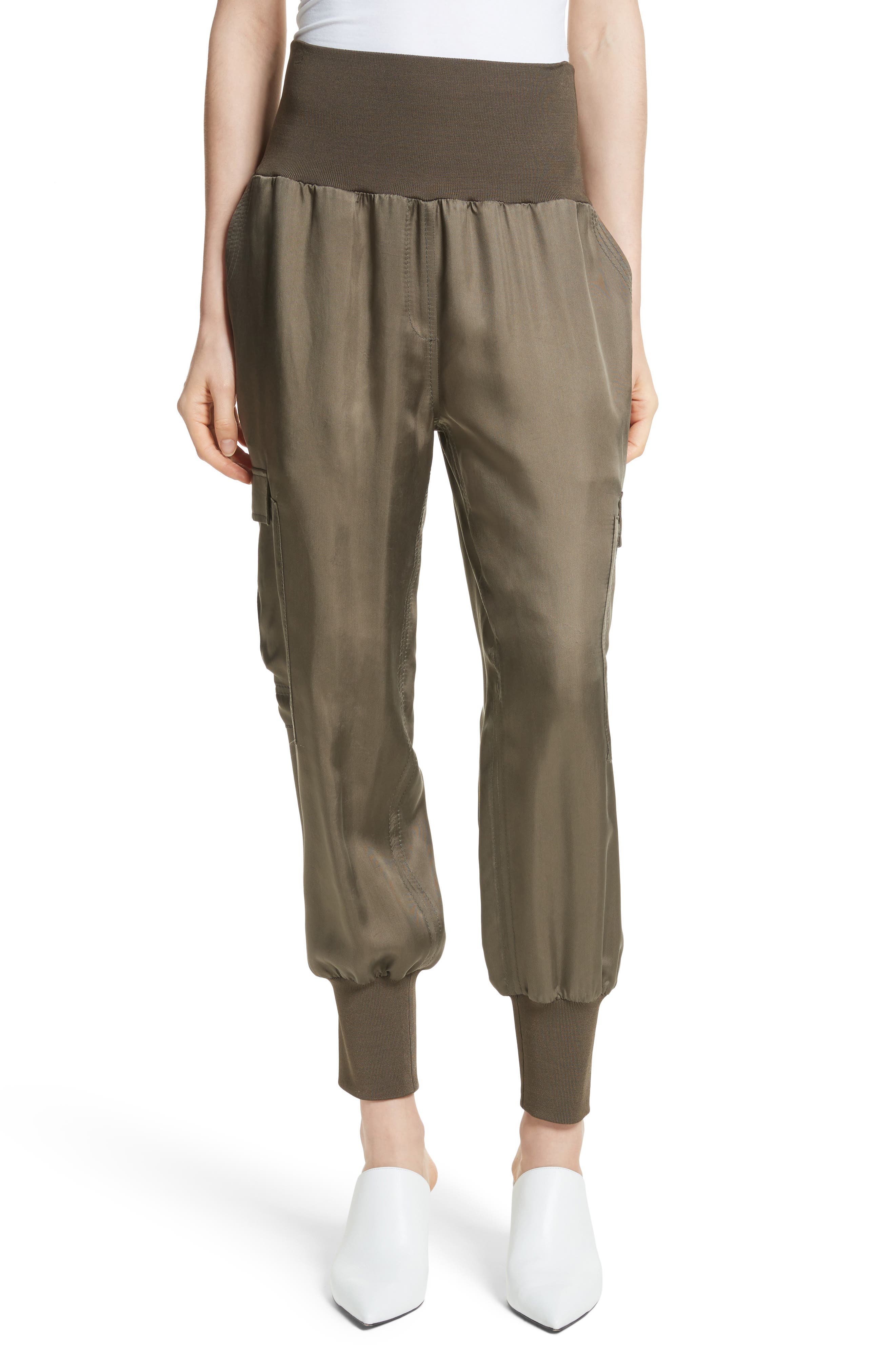 Cinq à Sept Giles High-Waist Jogger Pants