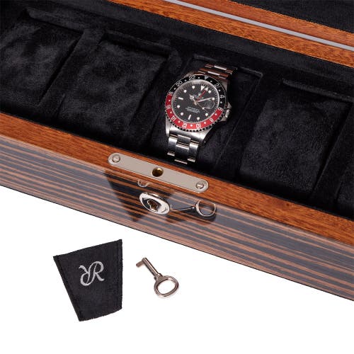 Rapport London Mayfair Five Watch Box In Brown