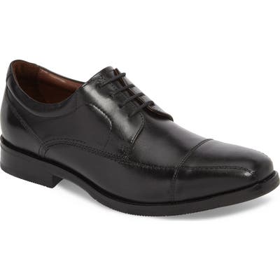Johnston & Murphy Bartlett Cap Toe Derby, Black