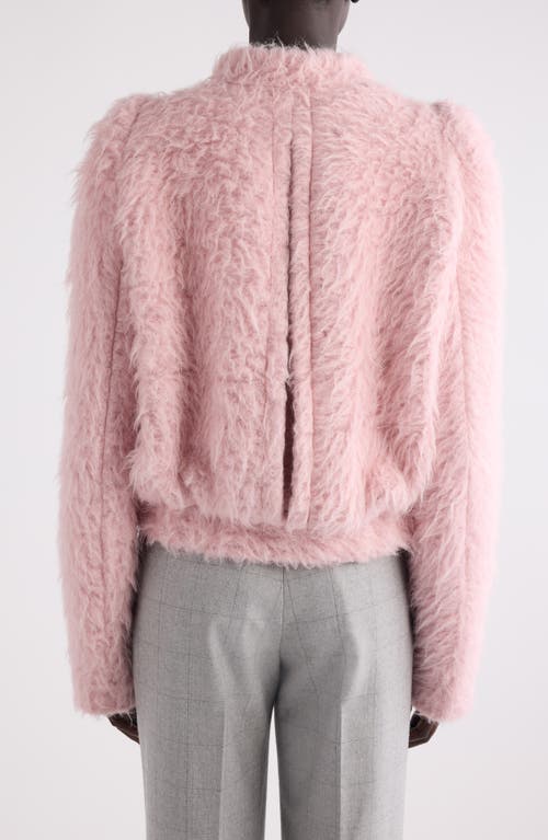 Shop Dries Van Noten Volca Wool & Alpaca Blend Jacket In Pink