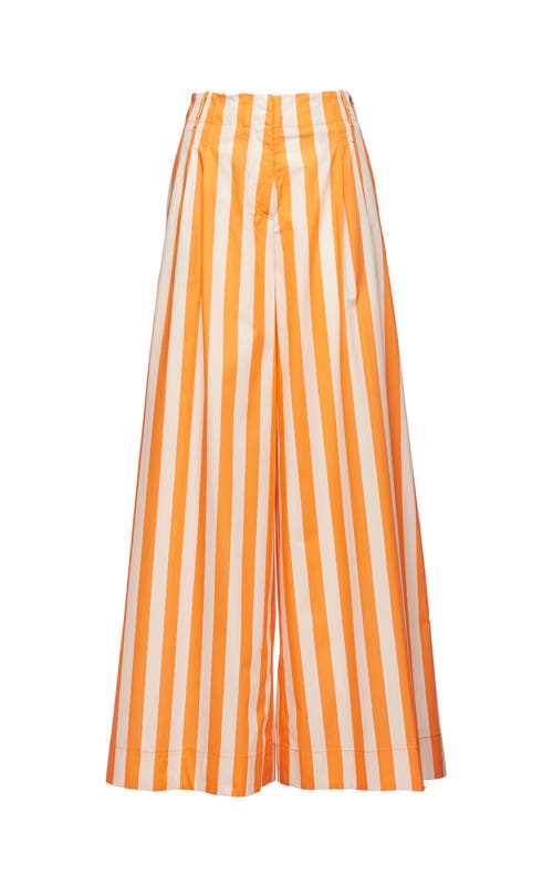 La Doublej Crisp Pants Riviera Orange In Riviera Orange