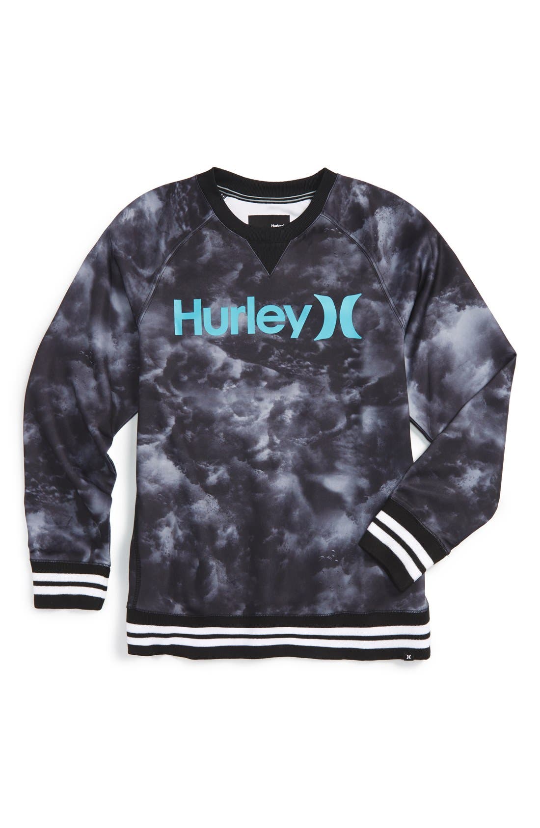 hurley crew neck sweatshirt