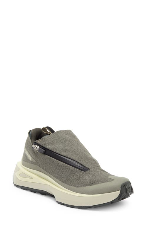 Salomon Odyssey Elmt Advanced Round Toe Sneakers In Anced Olvnig/dlicg