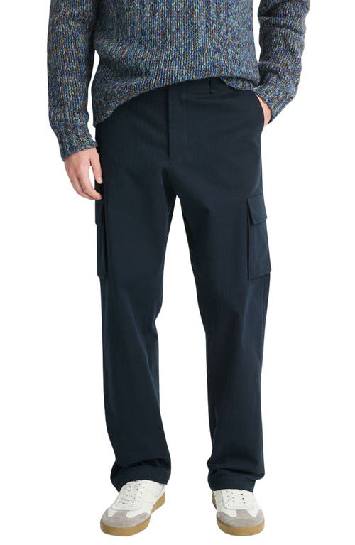 Shop Vince Herringbone Cargo Pants In Coastal