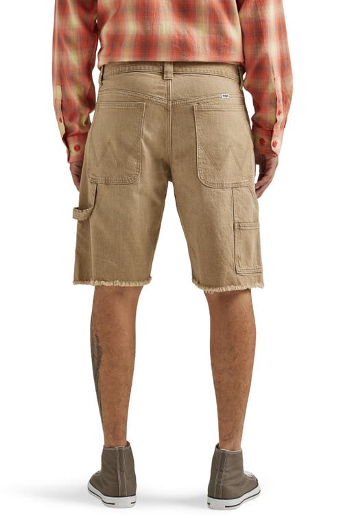 Shop Wrangler Carpenter Denim Shorts (brown Rice0