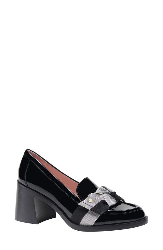 Shop Kate Spade Leandra Block Heel Loafer In Black Multi.