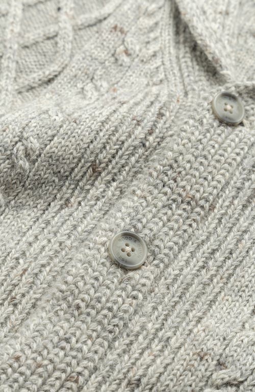 Shop Rodd & Gunn North East Valley Wool Shawl Collar Cardigan In Vapour