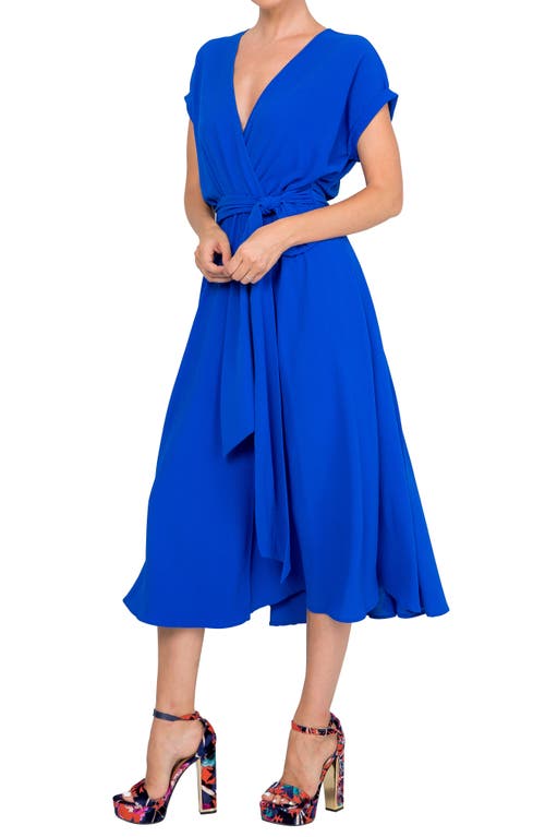 Meghan La Jasmine Midi Dress In Royal