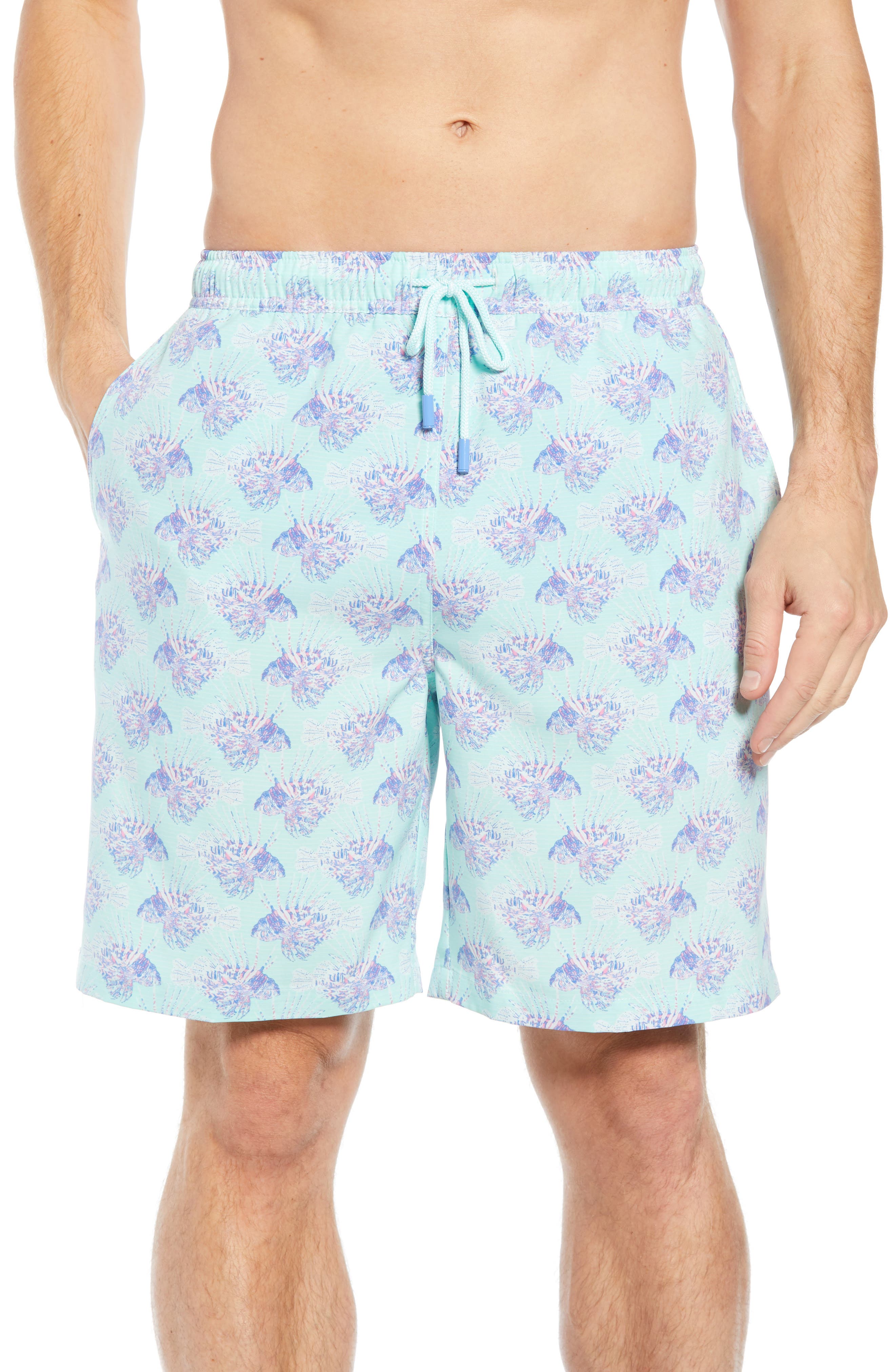 Peter Millar Lionfish Swim Trunks, Green