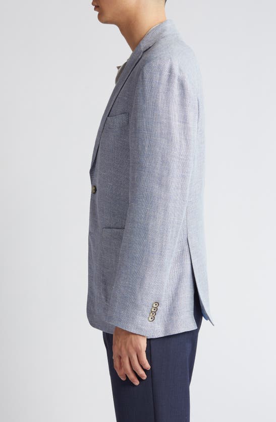 Shop Rodd & Gunn The Cascades Slub Linen & Wool Sport Coat In Sky