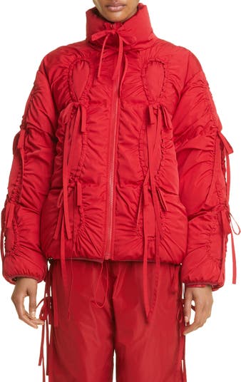 Sandy Liang Bommy Bow Puffer Jacket | Nordstrom