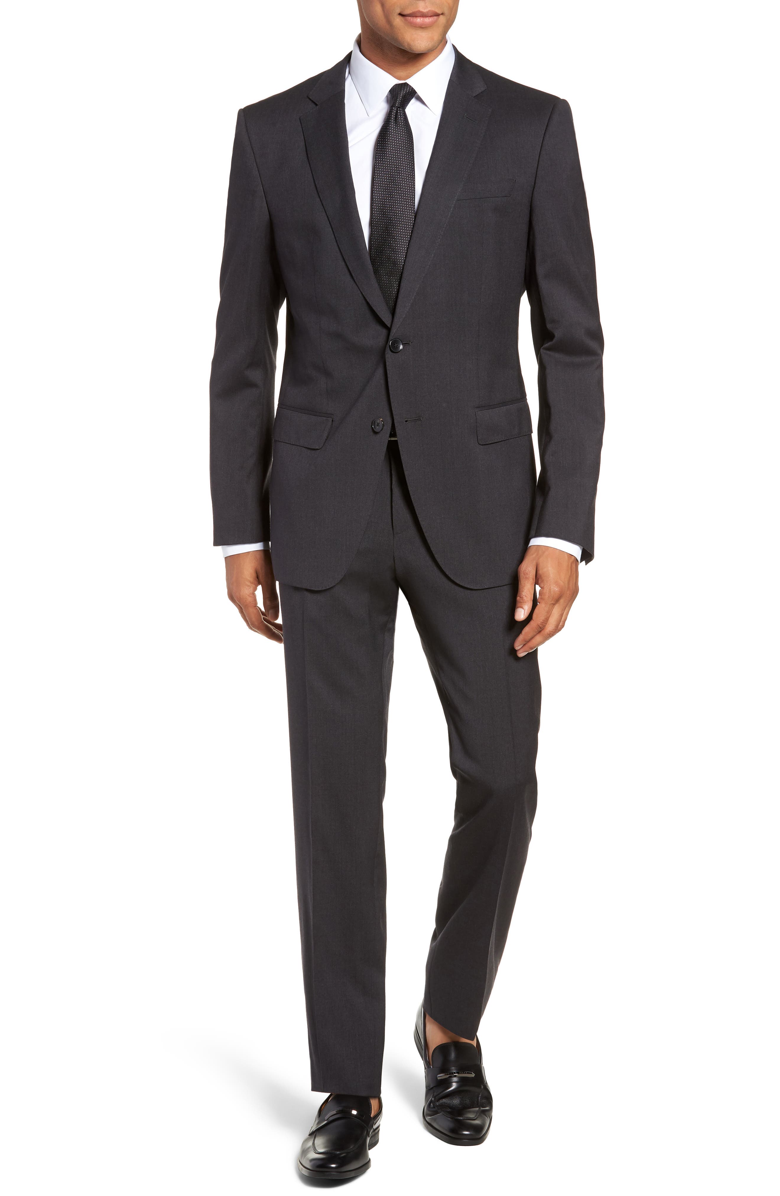 graphite gray suit