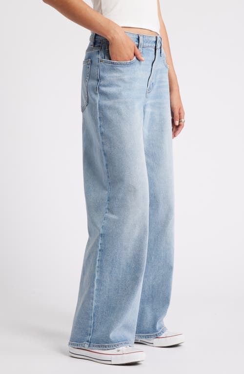 Bp. Low Rise Wide Leg Jeans In Light Wash