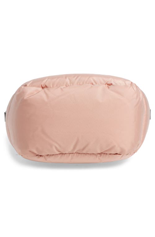 Moncler Micro Caradoc Puffer Crossbody Tote In Pink