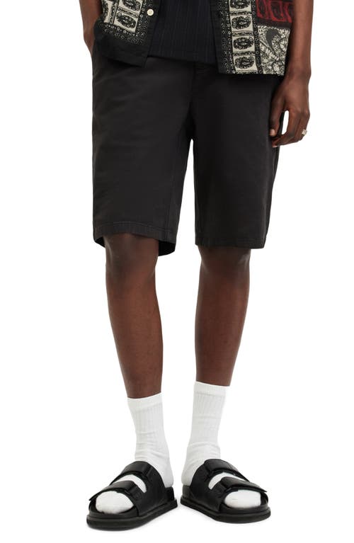 AllSaints Troy Stretch Twill Shorts at Nordstrom,