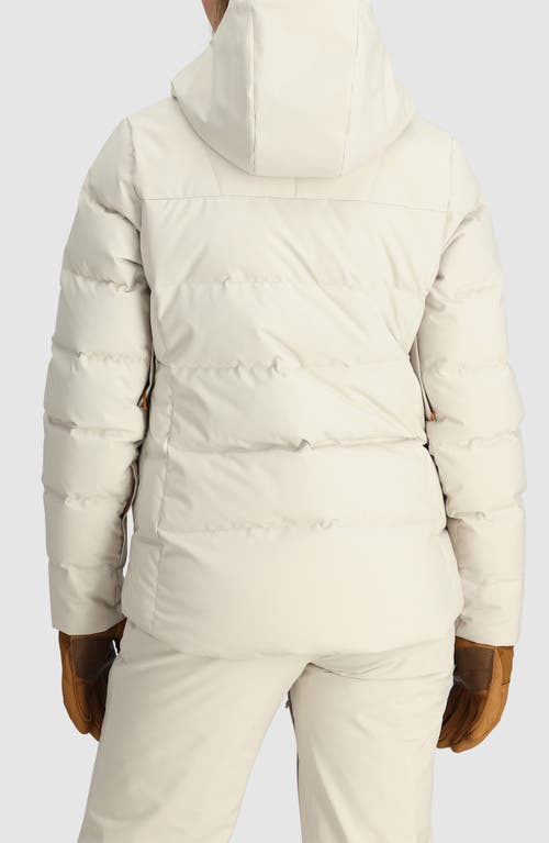 Outdoor Research Snowcrew Down Jacket In Oyster