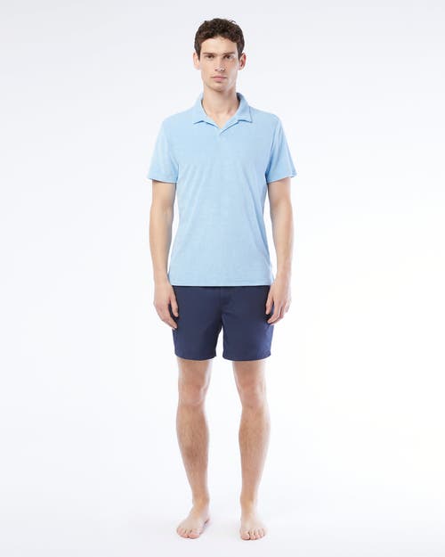 Onia Men's Flat Front Traveler Shorts In Deep Navy