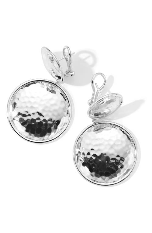 Ippolita Classico Hammered Clip-on Earrings In Silver