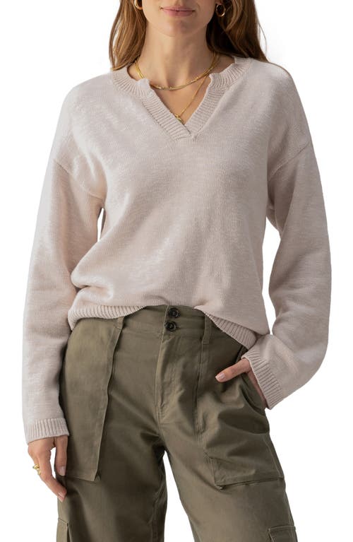 Sanctuary Chill Vibes Cotton V-Neck Sweater at Nordstrom,