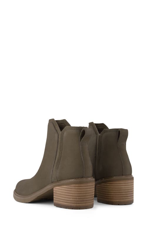 TOMS TOMS HAILEY WATER RESISTANT LEATHER BOOTIE