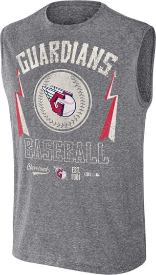 Men's Darius Rucker Collection by Fanatics Charcoal Atlanta Braves Relaxed-Fit Muscle Tank Top Size: Medium