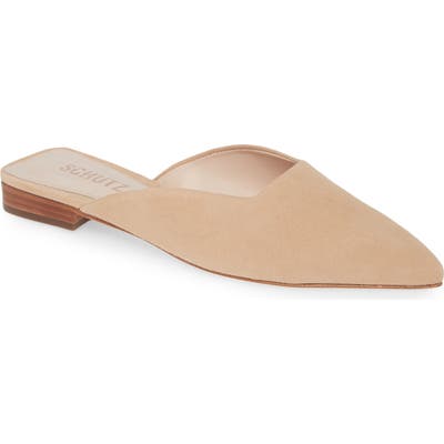 Schutz Morguetti Mule, Beige