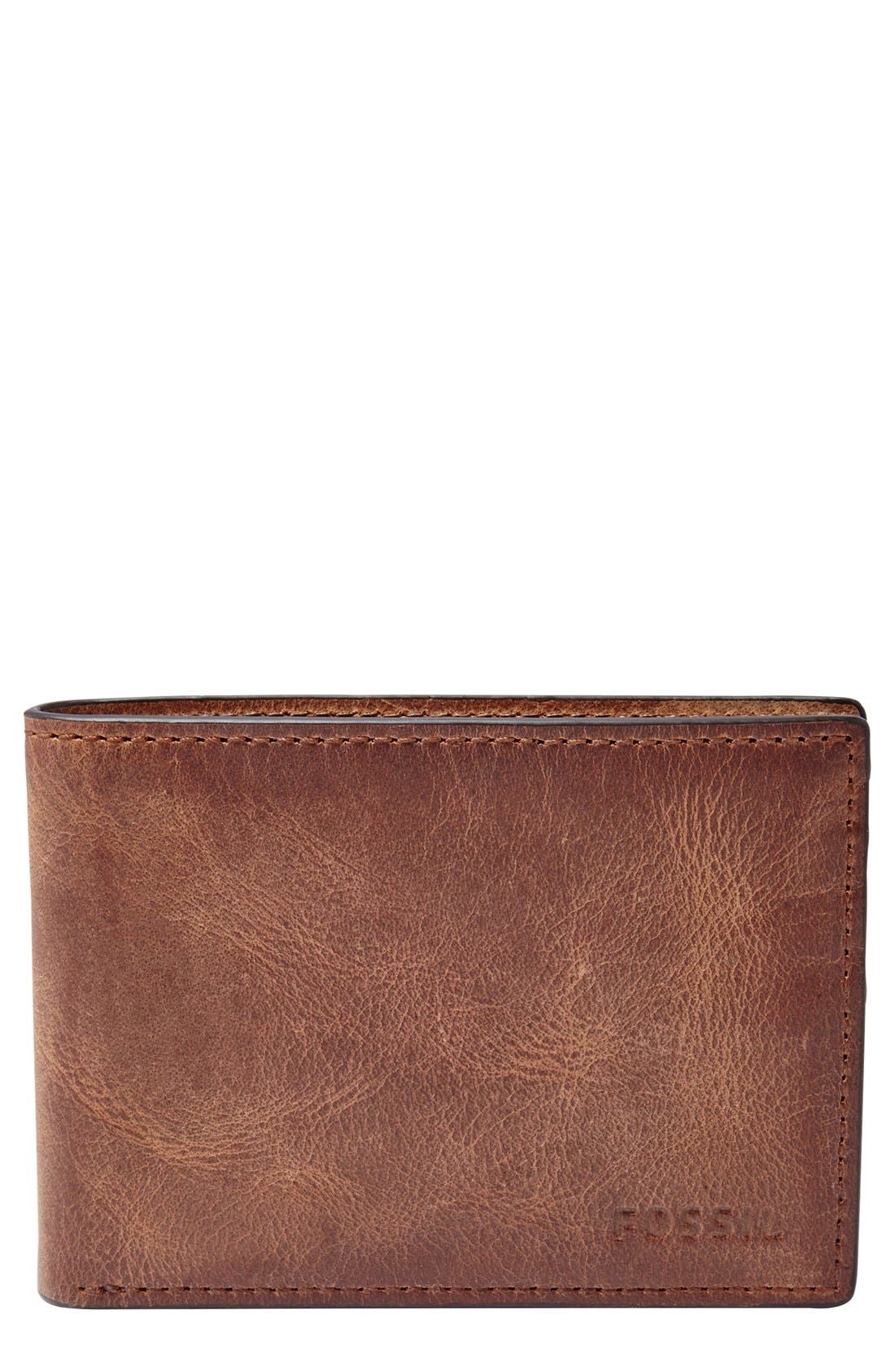 Fossil 'derrick' Leather Front Pocket 