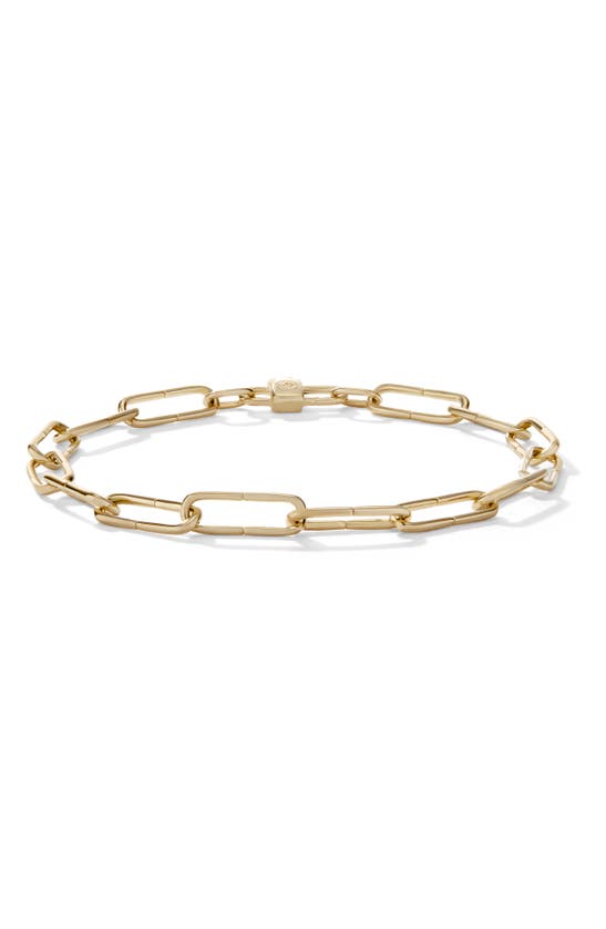 Shop Cast The Hairpin Bracelet In 9k Yellow Gold