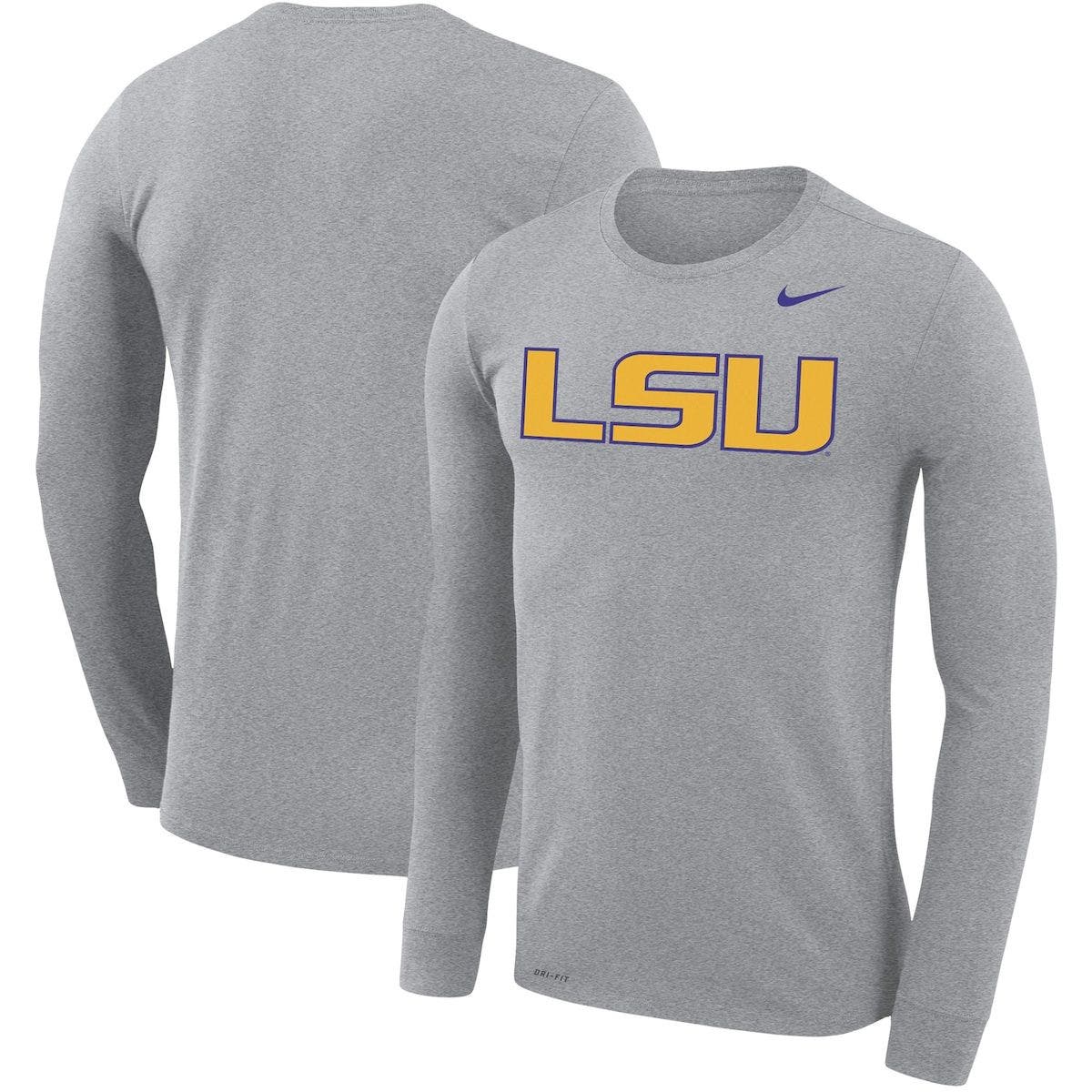 Nike Heathered Charcoal LSU Tigers 