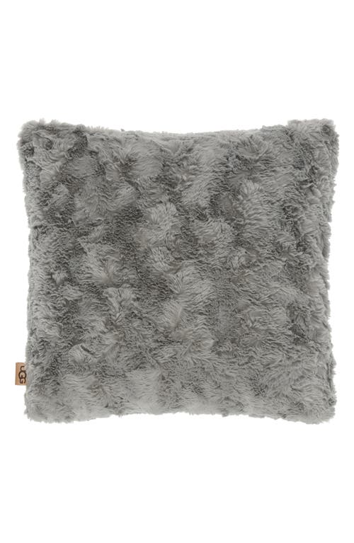 UGG(r) Adalee Faux Fur Accent Pillow in Seal