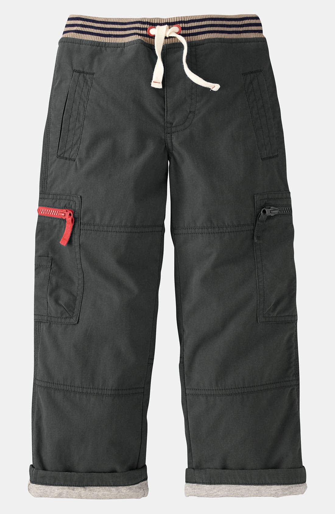 boys lined cargo pants