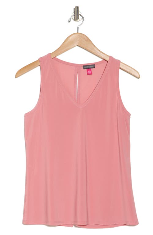 VINCE CAMUTO VINCE CAMUTO V-NECK SPLIT BACK TANK 