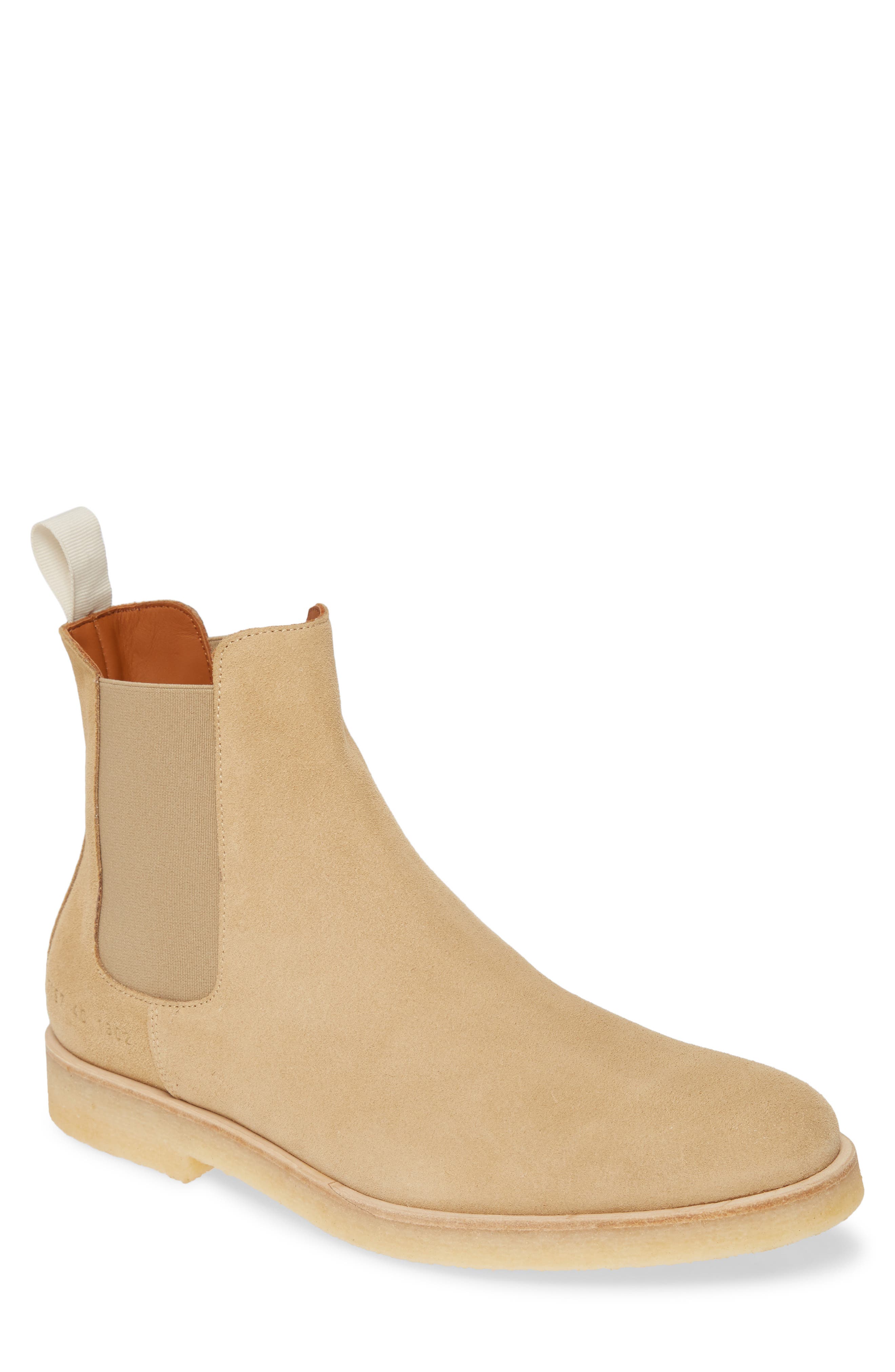 common projects chelsea boots tobacco
