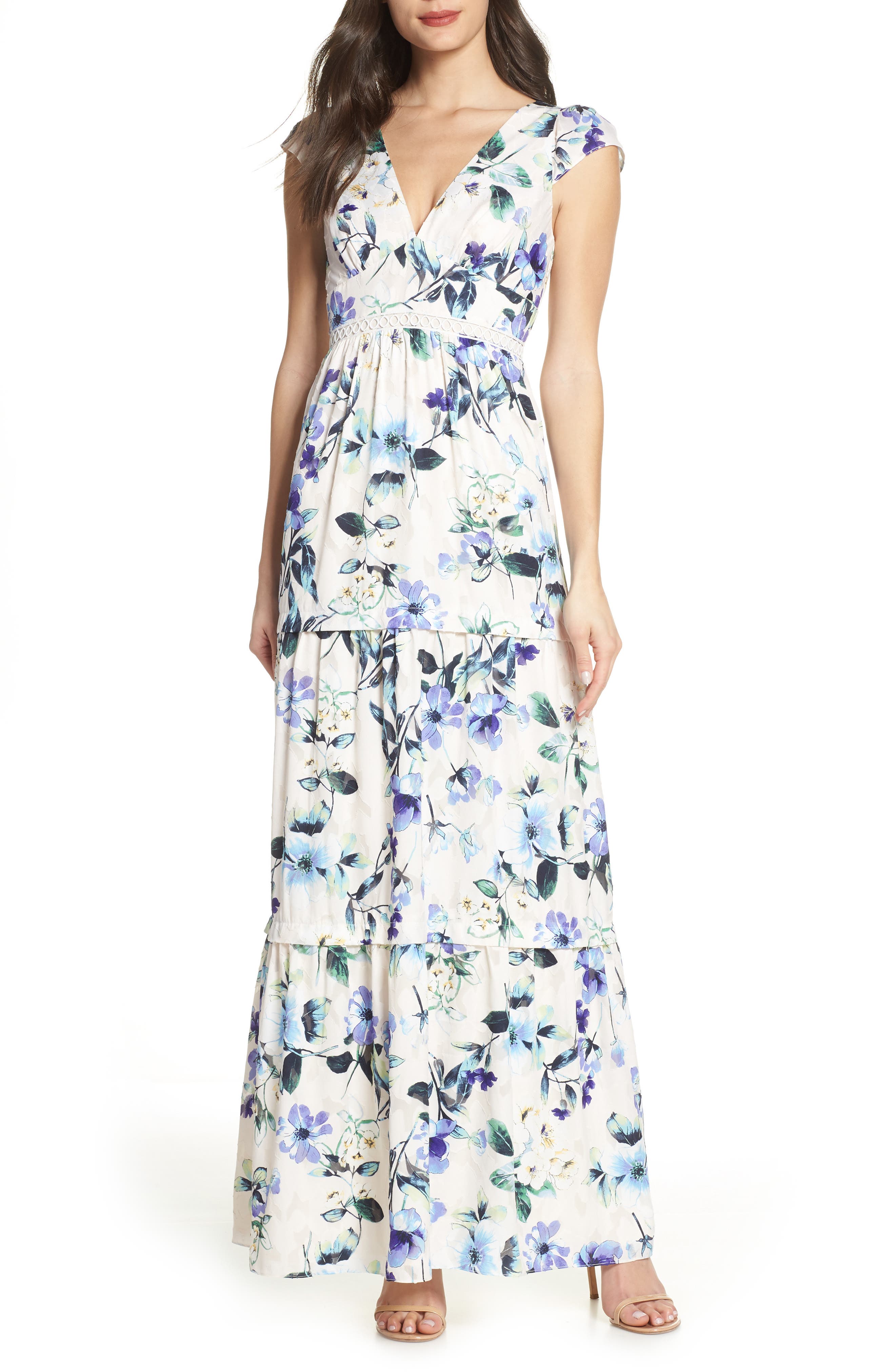 Foxiedox Ressie Maxi Dress, Ivory
