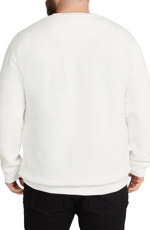 Shop Johnny Bigg Bradley Texture Sweater In Ivory