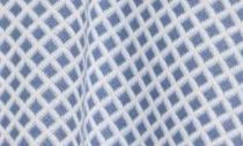 Shop Buffalo Jeans West Diamond Knit Button-up Shirt In Blue Combo
