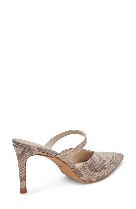 Shop Dolce Vita Kanika Pointed Toe Pump In Sand Embossed Leather