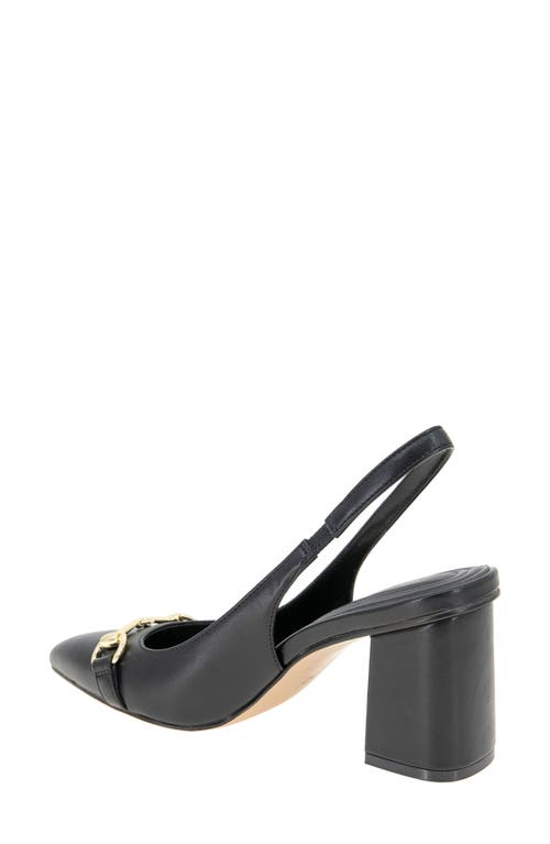 Bcbgeneration Women's Glastin Slingback Block Heel Pumps In Black