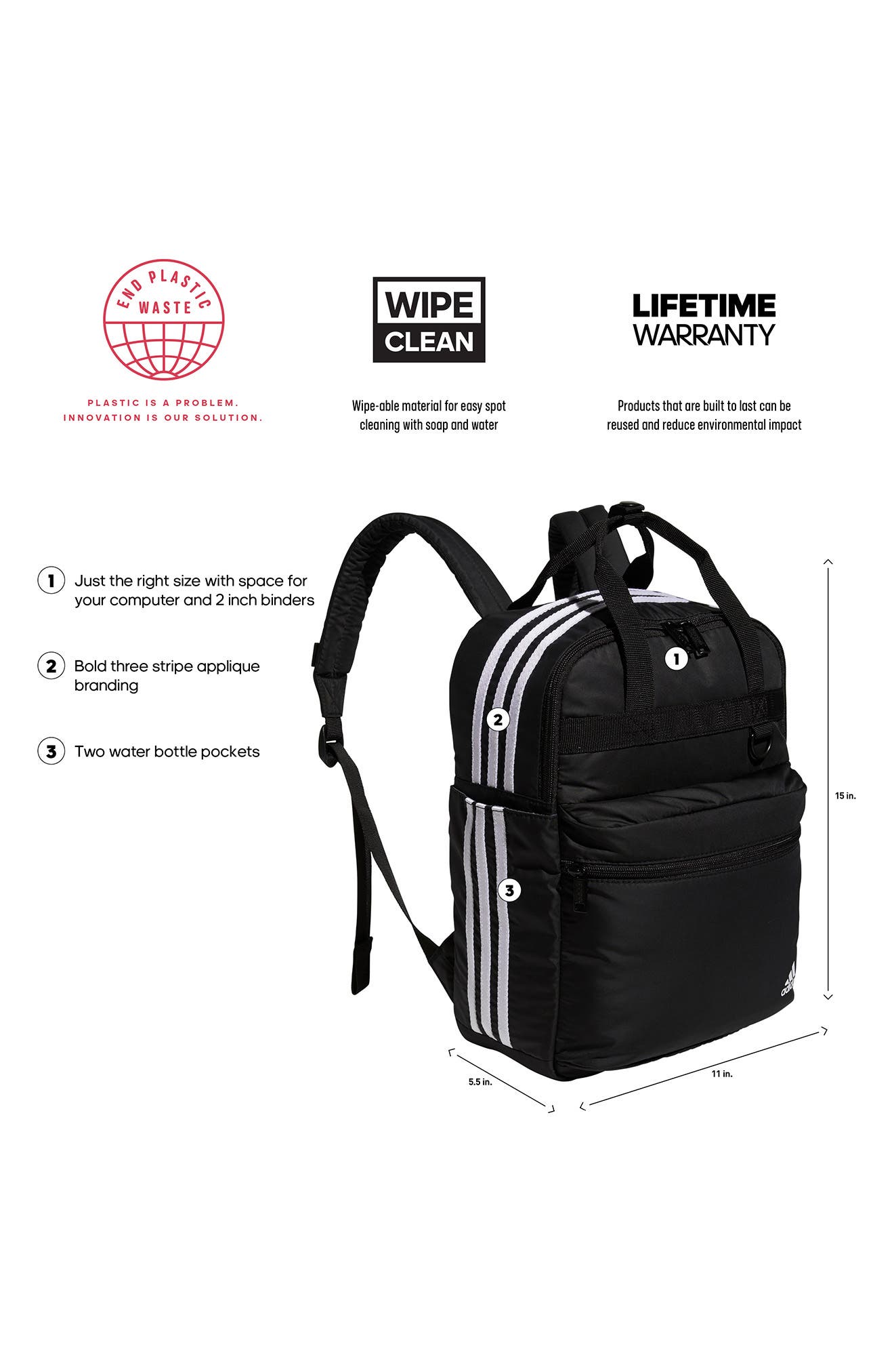 adidas essential backpack