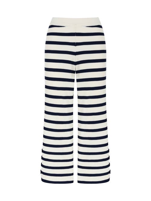 Nocturne Striped Knit Pants in Multi-Colored at Nordstrom