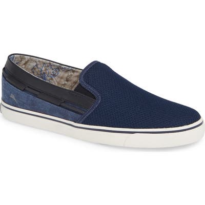 Tommy Bahama Exodus Mesh Slip-On Sneaker, Blue