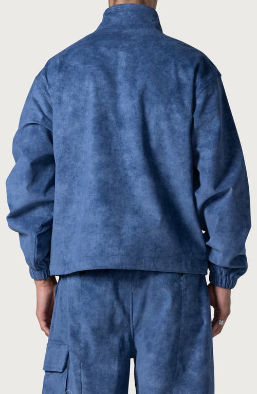 Shop Honor The Gift Quarter Zip Corduroy Anorak In Blue