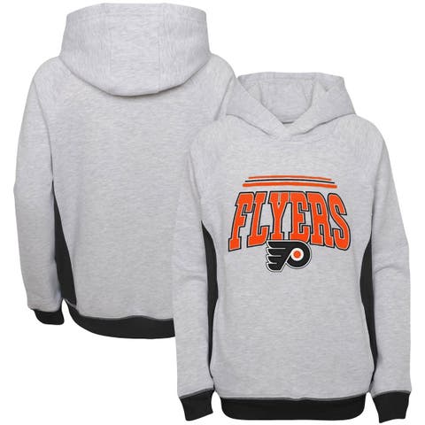 Youth St. Louis Blues Heathered Gray Power Play Raglan Pullover Hoodie
