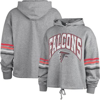 Women s 47 Heather Gray Atlanta Falcons Upland Bennett Pullover Hoodie