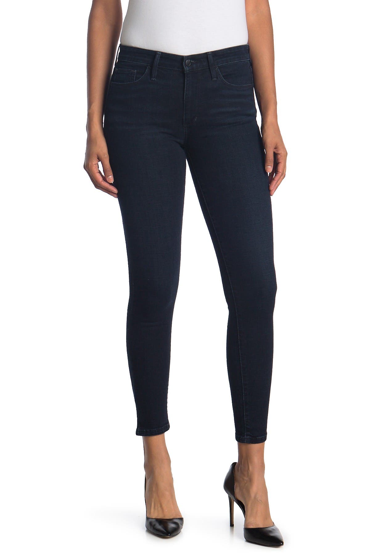 mid rise skinny ankle jeans