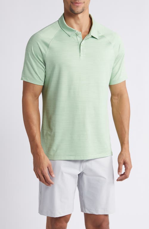 Shop Zella Chip Performance Golf Polo In Green Quiet