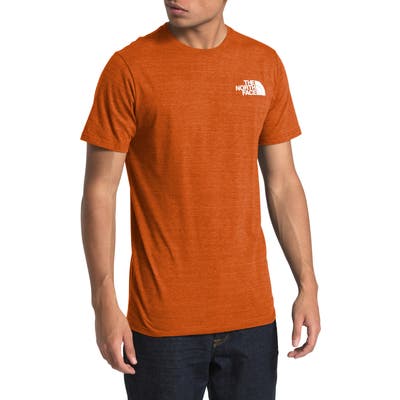 The North Face Archived Triblend Short Sleeve T-Shirt, Orange