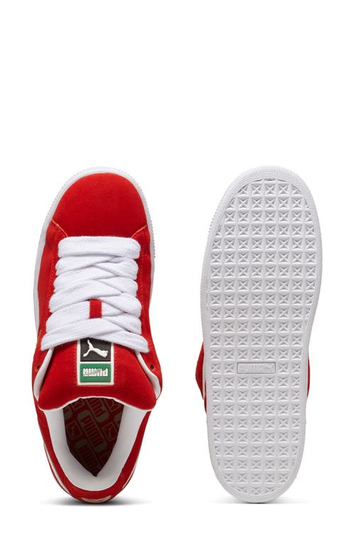 Shop Puma Suede Xl Sneaker In For All Time Red- White