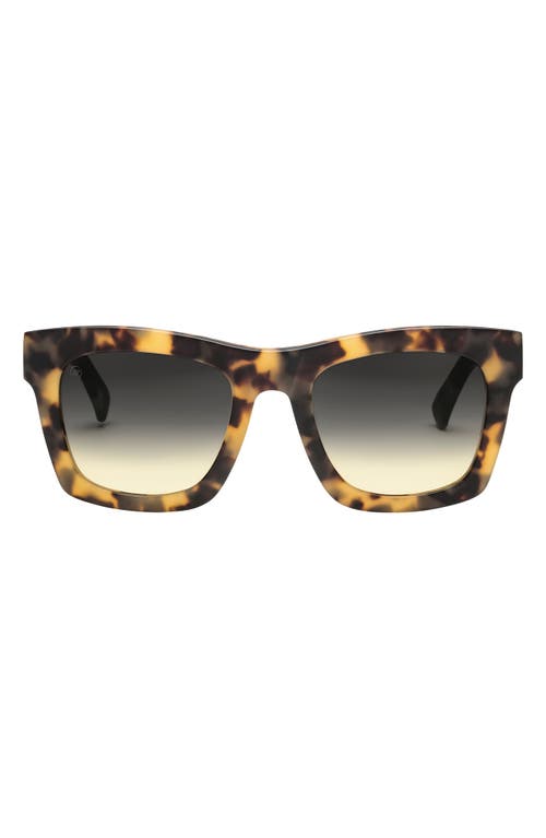 Electric Crasher 54mm Rectangle Sunglasses In Matte Tort/black Gradient