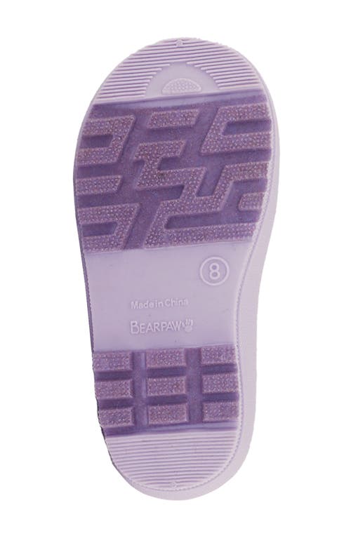 Bearpaw Kids' Shortie Rain Boot In Lilac Gloss
